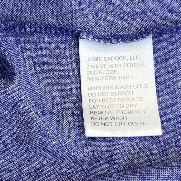 Jamie Sadock Women's S Purple Medium Wrap Collar Metal Buttons Golf Tennis Top - Picture 12 of 13